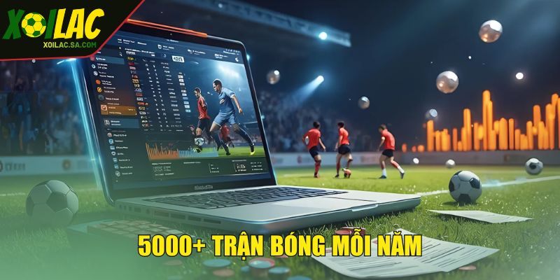 TRANG CHỦ 45 5000+ trận bóng mỗi năm